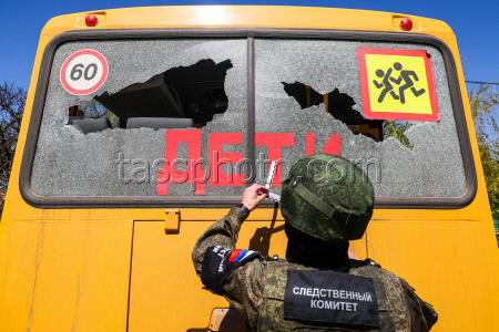 Последствия обстрела Запорожской области