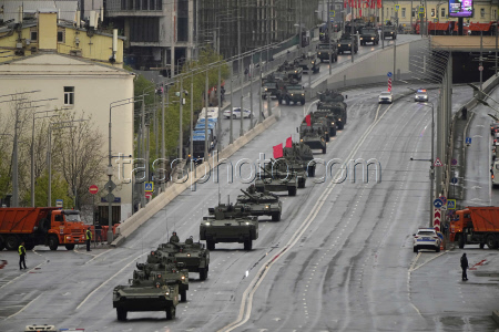 Russia Victory Day Parade Rehearsal