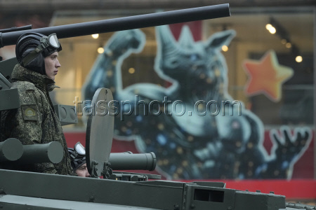 Russia Victory Day Parade Rehearsal