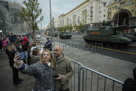Репетиция парада Победы в Москве