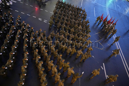 Russia Victory Day Parade Rehearsal