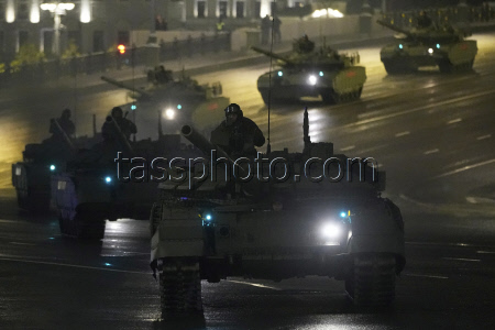 Russia Victory Day Parade Rehearsal