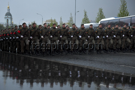 Moscow Parade Rehearsal - Russia