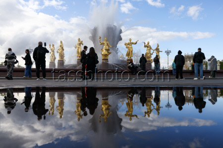 Fountain season starts in Moscow