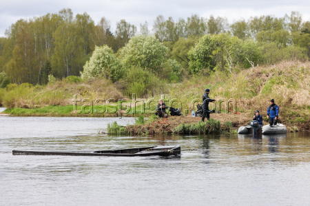 WWII-era military hardware pulled from Volga River