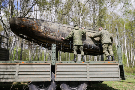 WWII-era military hardware pulled from Volga River