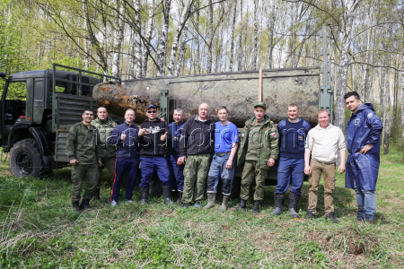 WWII-era military hardware pulled from Volga River