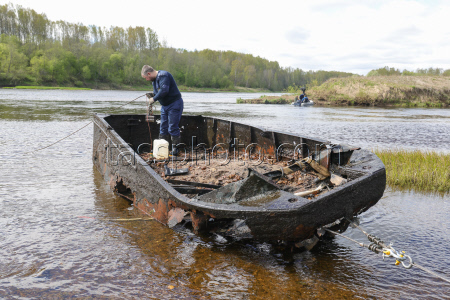 WWII-era military hardware pulled from Volga River