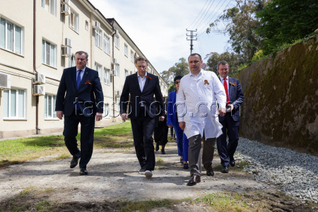 Russian Healthcare Minister Murashko on working visit to Abkhazia