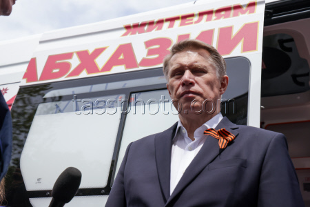 Russian Healthcare Minister Murashko on working visit to Abkhazia