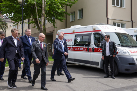 Russian Healthcare Minister Murashko on working visit to Abkhazia