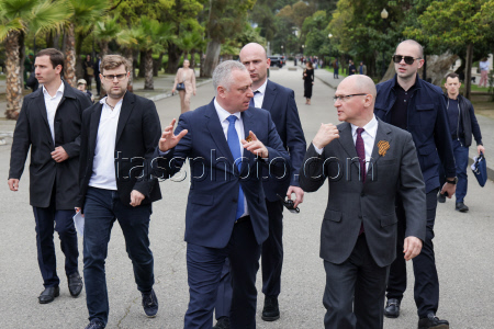Russian Healthcare Minister Murashko on working visit to Abkhazia