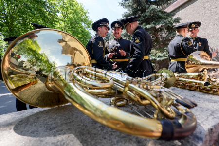 Церемония слияния Вечных огней в Севастополе