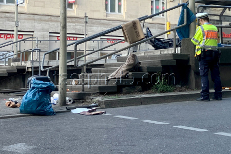 Car drives into group of people