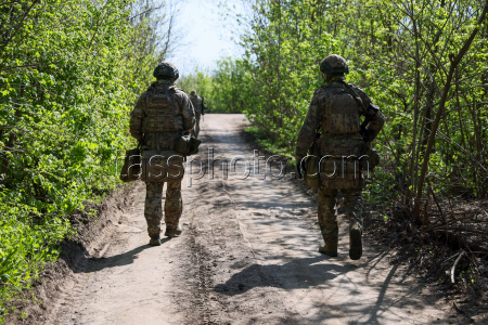 Russian servicemen undergo training in special military operation zone