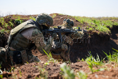 Russian servicemen undergo training in special military operation zone