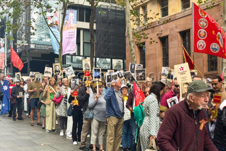 Immortal Regiment event in Sydney, Australia