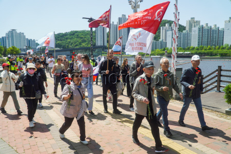 Immortal Regiment event in Busan, South Korea