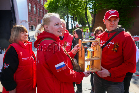 Flame of Memory event in Moscow's Alexander Garden
