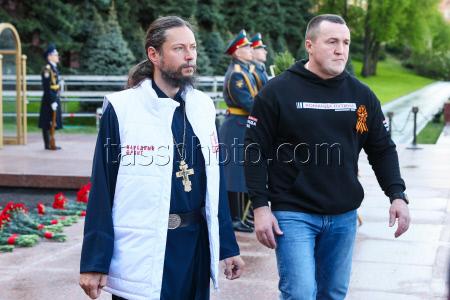 Flame of Memory event in Moscow's Alexander Garden