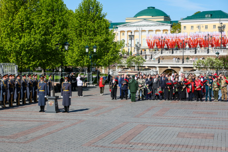 Акция "Огонь памяти" в Александровском саду