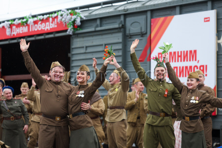 Акция "Эшелон Победы" в Калининграде