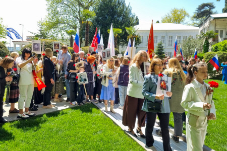 Immortal Regiment event in Istanbul, Turkey