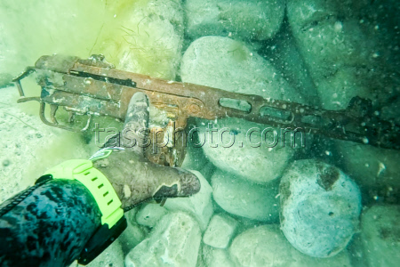 WWII underwater search expedition in Krasnodar Region, Russia