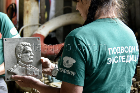 WWII underwater search expedition in Krasnodar Region, Russia