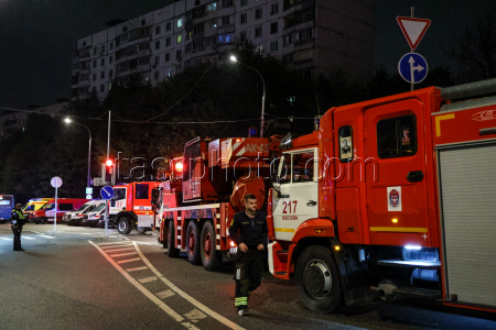 Apartment building explosion in Moscow