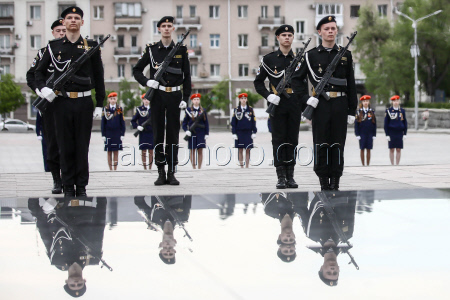 Eternal Flame war memorial in Belgorod, Russia