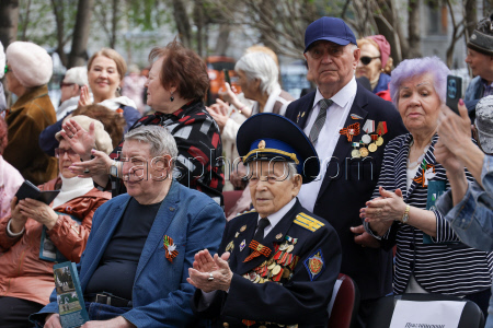 Personal festive events for WWII veterans in Novosibirsk, Russia