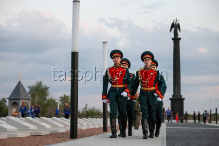 Eternal Flame Lighting Ceremony in Lugansk