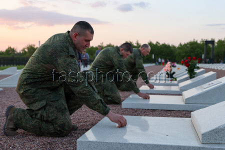 Eternal Flame Lighting Ceremony in Lugansk