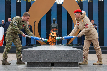 Flame of Memory event in St Petersburg
