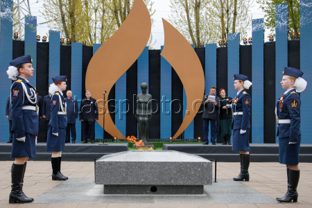 Flame of Memory event in St Petersburg