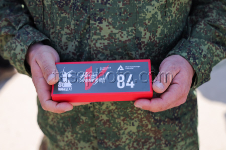 Handing over vehicles to special military operation zone in Rostov-on-Don