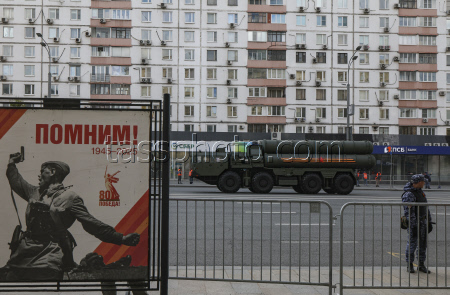 General rehearsal for Russia's annual Victory Day parade in Moscow