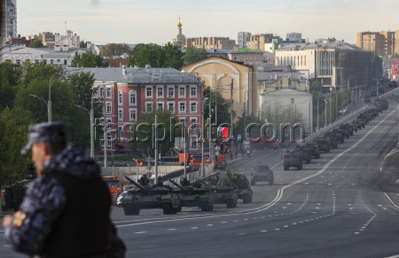 Генеральная репетиция парада Победы в Москве