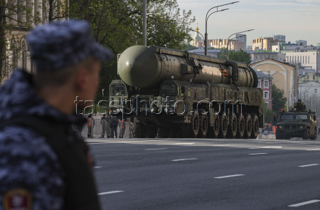 General rehearsal for Russia's annual Victory Day parade in Moscow
