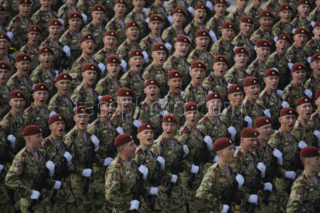Russia Victory Day Parade Rehearsal
