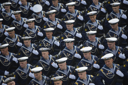 Russia Victory Day Parade Rehearsal