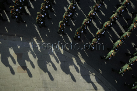 Russia Victory Day Parade Rehearsal