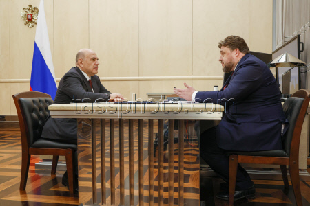 Встреча премьер-министра РФ Мишустина и гендиректора "Росагролизинга" Косова
