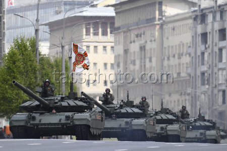 Russia Victory Day Parade Rehearsal