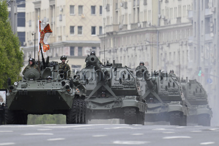 Генеральная репетиция парада Победы в Москве