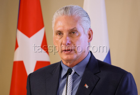 Cuban President Miguel Diaz-Canel visits Moscow City Duma