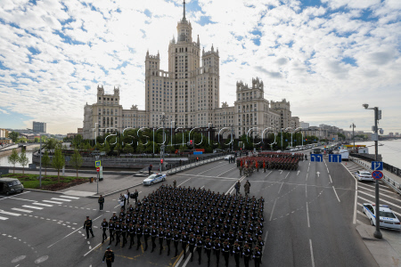 Генеральная репетиция парада Победы в Москве