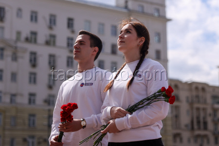 Flowers of Victory event in Moscow