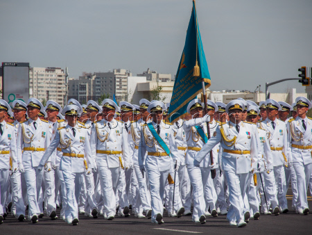 Victory Day parade in Astana